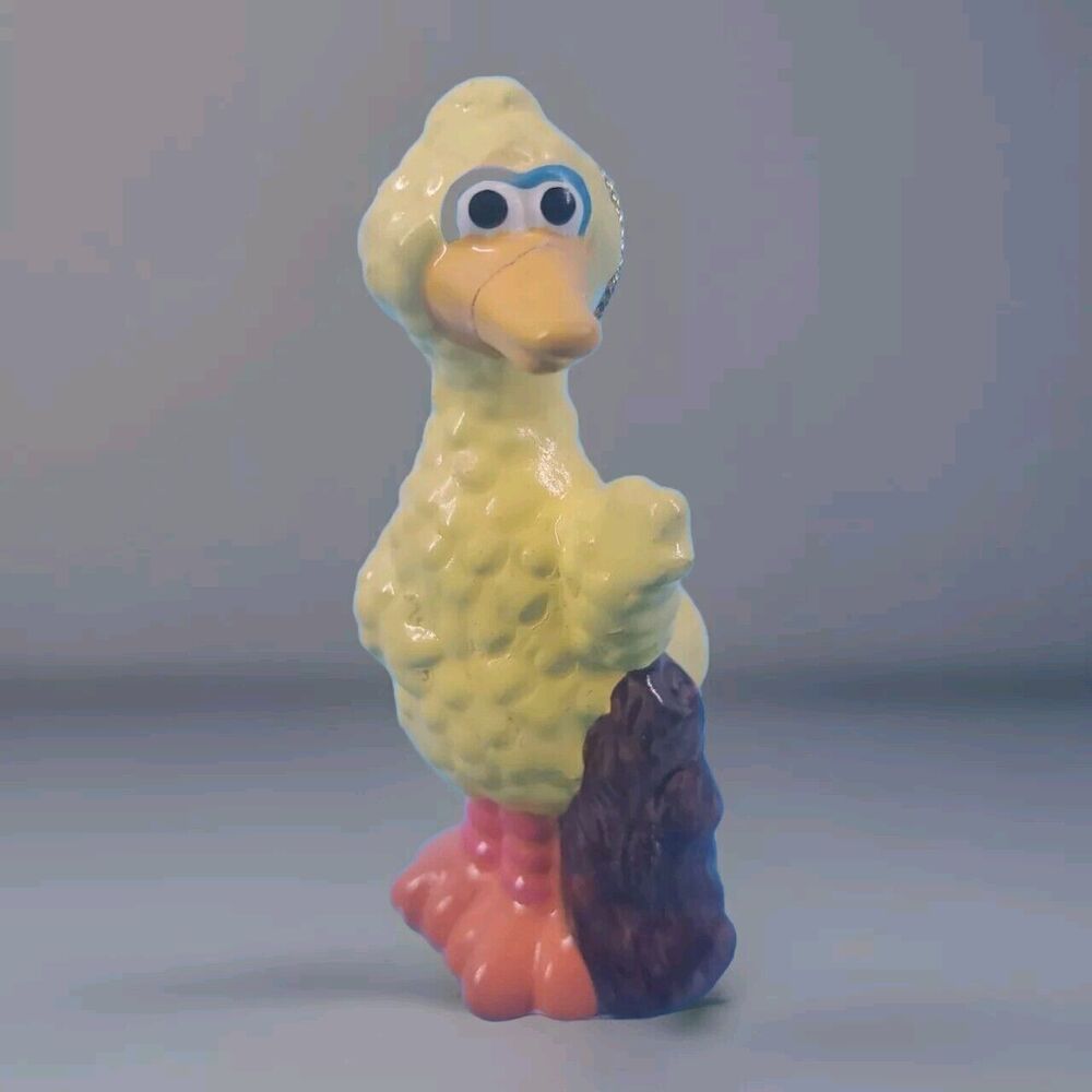 Vintage Bigbird Hanging Decoration Muppets 70's Korea Appx 3.5" Read